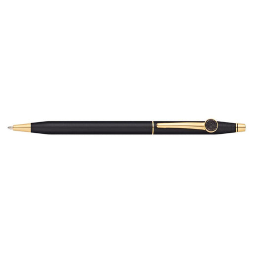 Acme Classic Century Black Ballpoint Pen 23kt Gold Trim_2