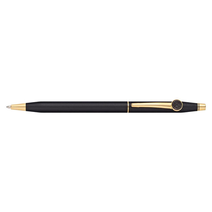 Acme Classic Century Black Ballpoint Pen 23kt Gold Trim_2