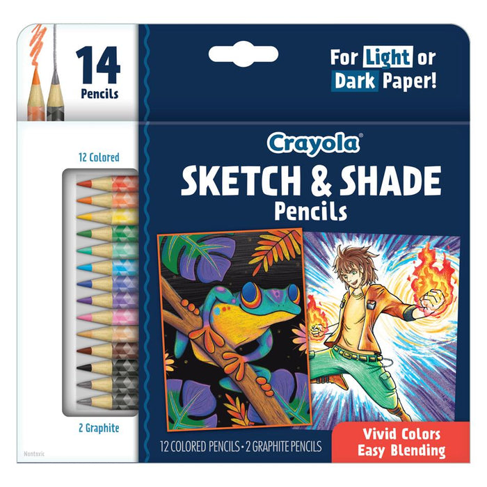 Acme Crayola Sketch & Shade Pencil Set 14pk 1001974_1