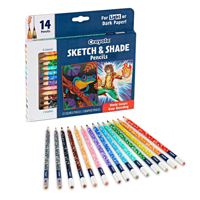 Acme Crayola Sketch & Shade Pencil Set 14pk 1001974_2