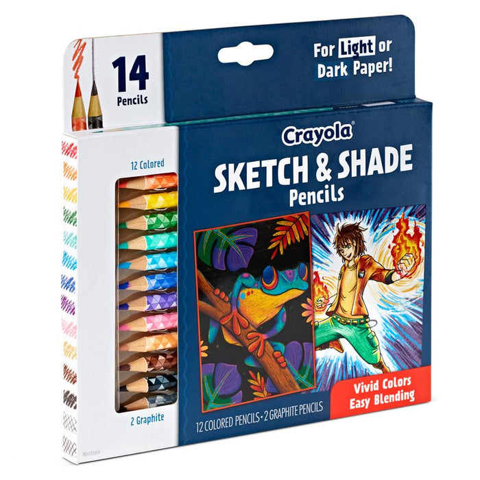 Acme Crayola Sketch & Shade Pencil Set 14pk 1001974_4