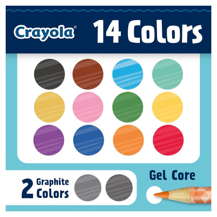 Acme Crayola Sketch & Shade Pencil Set 14pk 1001974_5
