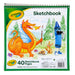 Acme Crayola Sketchbook 40 Pages 9x9" Drawing Paper_1