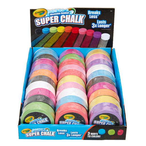 Acme Crayola Superchalk Tray 30Pk - Washable, Round Design_1