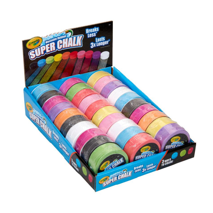 Acme Crayola Superchalk Tray 30Pk - Washable, Round Design_6