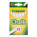 Acme Crayola White Chalk 12 Pack 1001848_1