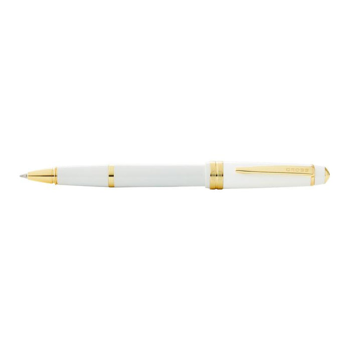 Acme Cross Bailey Light Polished White Resin and Gold Tone Rollerball 1000859_1