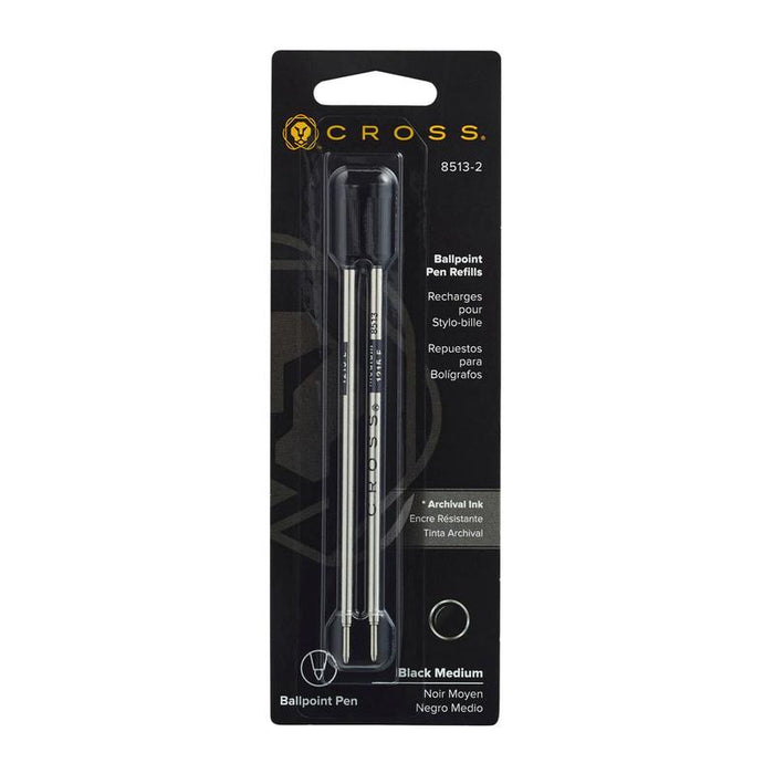 Acme Cross Ballpoint Refill Black Medium - Dual Pack 1000878_1