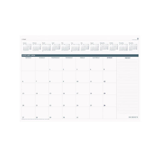 Acme Desktop Planner 382x540mm Month to View 2026_1