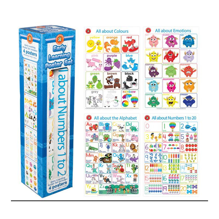 Acme Early Learning Poster Set of 4 - 74cm x 50cm 555987_1
