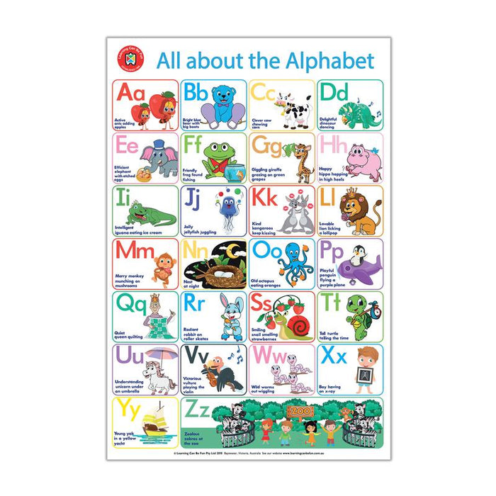 Acme Early Learning Poster Set of 4 - 74cm x 50cm 555987_4