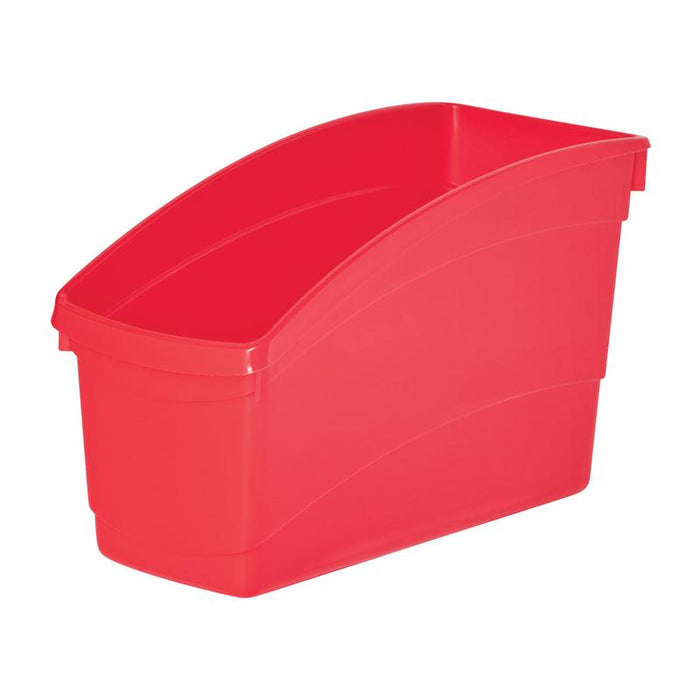 Acme Elizabeth Richards Plastic Book and Storage Tub Red 228129_1