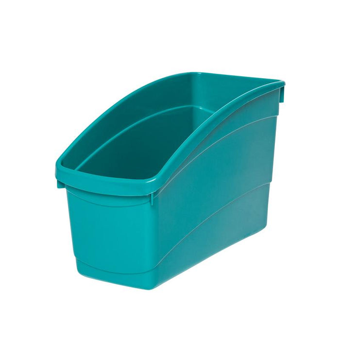 Acme Elizabeth Richards Plastic Book and Storage Tub Turquoise 228131_1