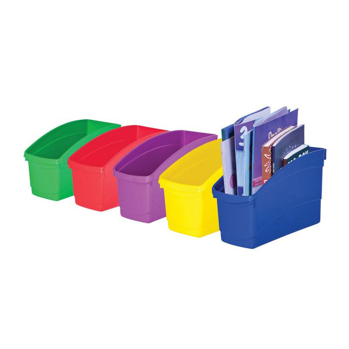 Acme Elizabeth Richards Plastic Book and Storage Tub White 228132_2