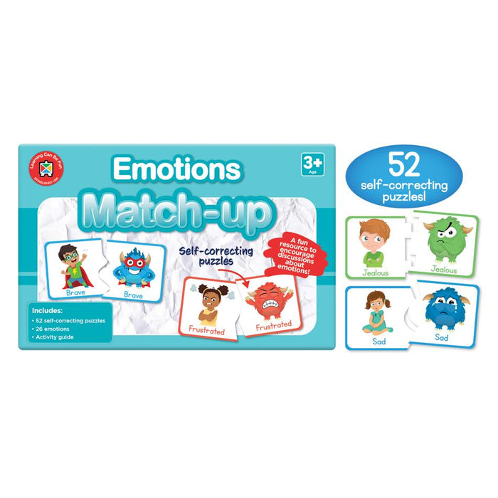 Acme Emotions Match-Up Puzzle Set 1000396 - 52 Pieces_3