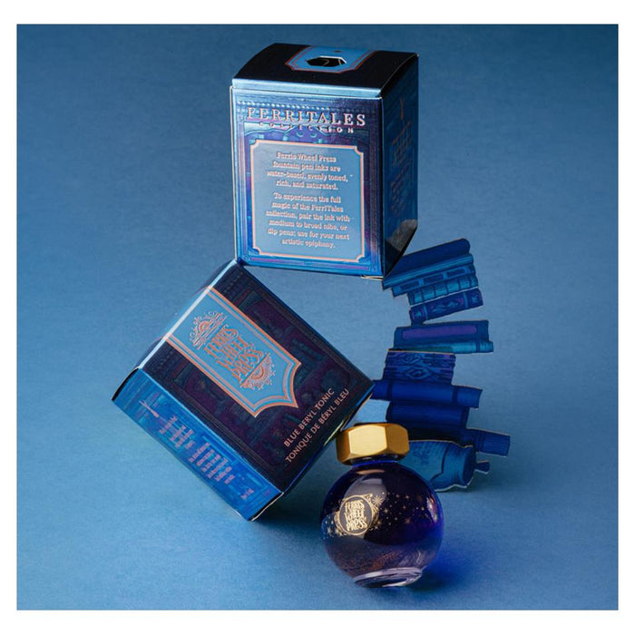Acme Ferris Wheel Ink 20ml - Ferritales Blue Beryl Tonic_3
