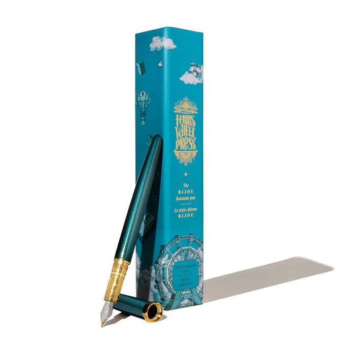 Acme Ferris Wheel Press Fountain Pen Bijou Printmaker's Teal Medium 1000085_5
