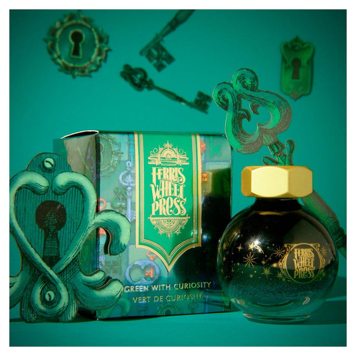 Acme Ferris Wheel Press Fountain Pen Ink 20ml Ferritales Green_2