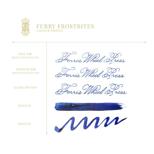 Acme Ferris Wheel Press Fountain Pen Ink Furry Frostbites 20ml_2