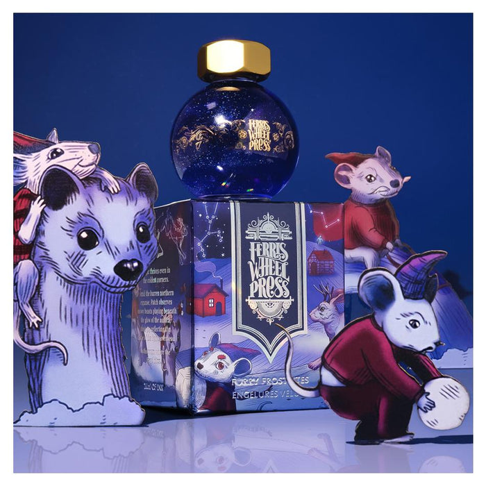 Acme Ferris Wheel Press Fountain Pen Ink Furry Frostbites 20ml_3