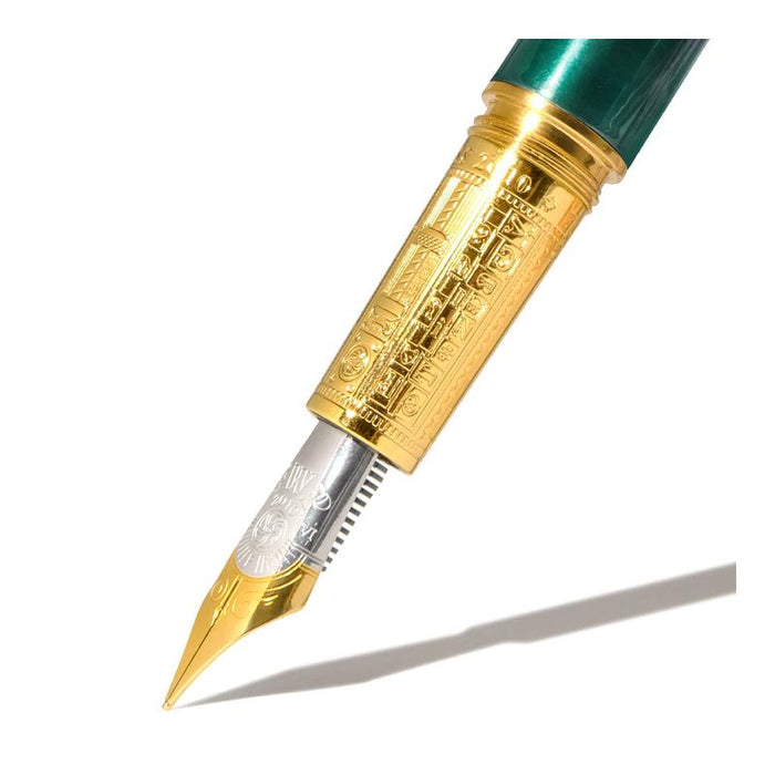 Acme Ferris Wheel Press Fountain Pen Joule Engravers Teal Medium 1000160_3