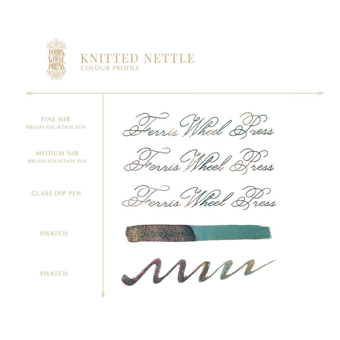 Acme Ferris Wheel Press Ink 20ml Ferritales Knittled Nettle_4