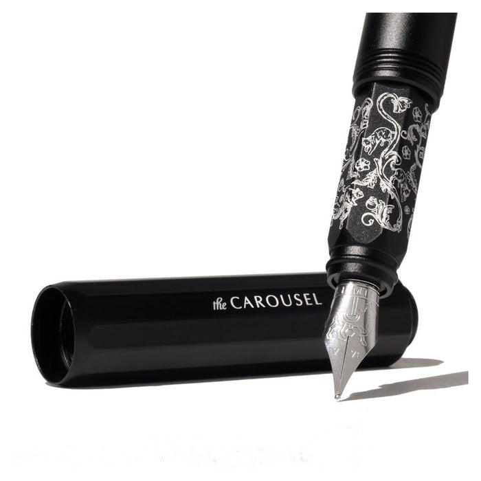 Acme Fountain Pen Aluminum Carousel Bearrington Black 1000965_3