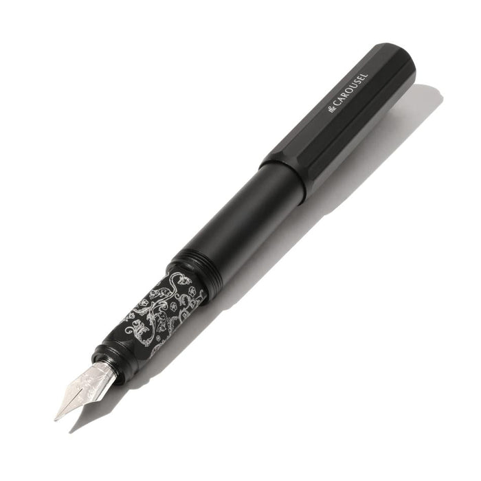 Acme Fountain Pen Aluminum Carousel Bearrington Black 1000965_4