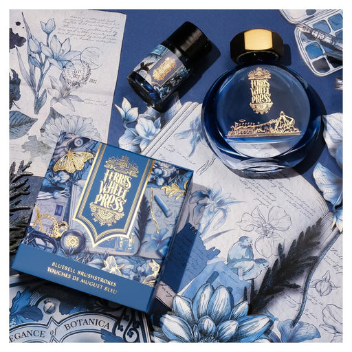 Acme Fountain Pen Ink 10ml Bluebell Brushstrokes 1001418_2