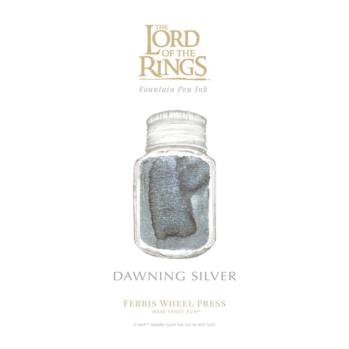 Acme Fountain Pen Ink 10ml Dawning Silver - LOTR Edition_2