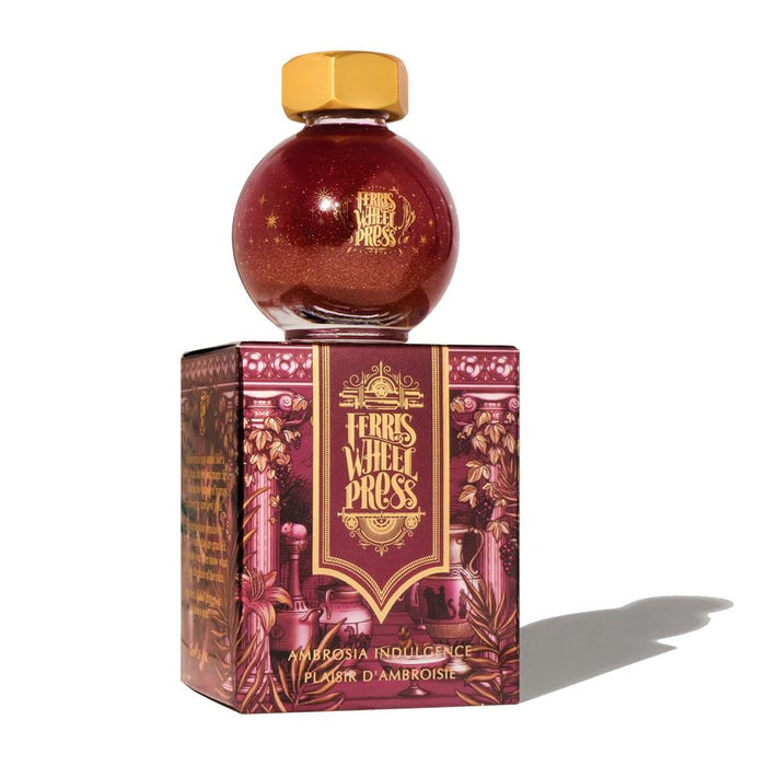 Acme Fountain Pen Ink 20ml Ambrosia Indulgence Red Shimmer_1