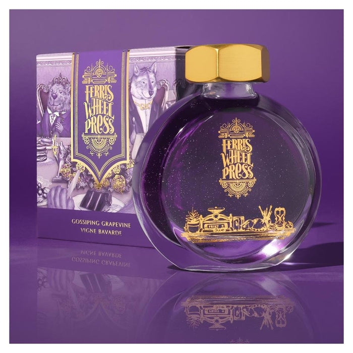 Acme Fountain Pen Ink 38ml Gossiping Grapevine Purple_4