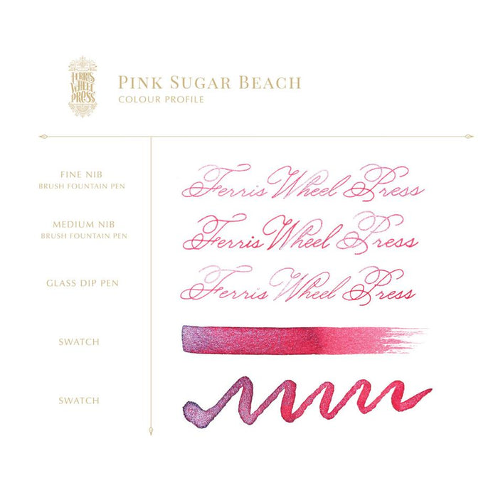 Acme Fountain Pen Ink 38ml Pink Sugar Beach 1000053_4
