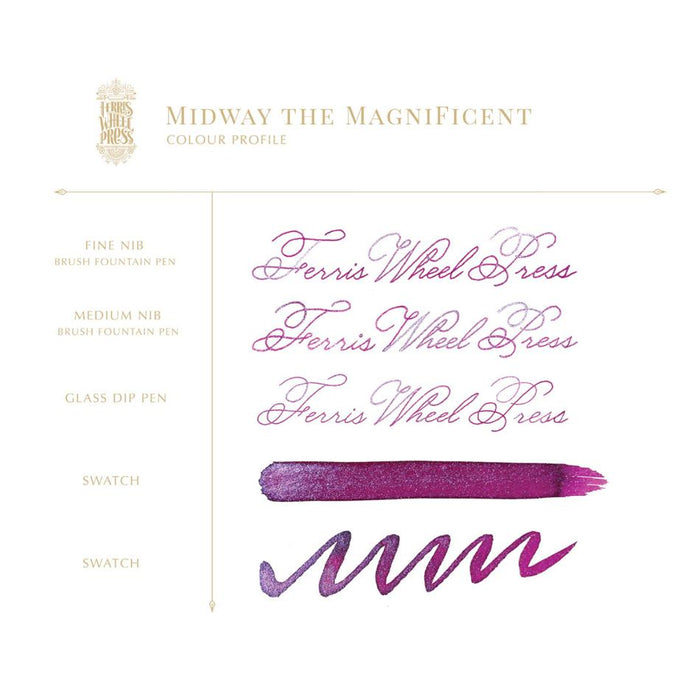 Acme Fountain Pen Ink 38ml - Midway the Magnificent_4