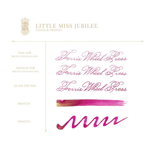 Acme Fountain Pen Ink Little Miss Jubilee 38ml Sparkling Magenta_2