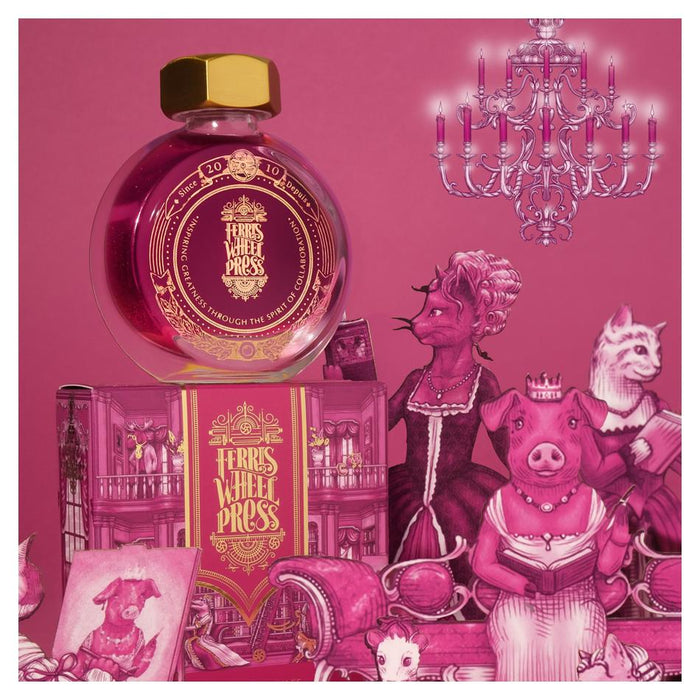 Acme Fountain Pen Ink Little Miss Jubilee 38ml Sparkling Magenta_4