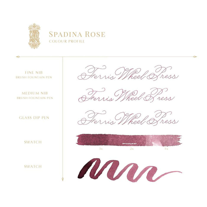 Acme Fountain Pen Ink Spadina Rose 38ml 1000049_4