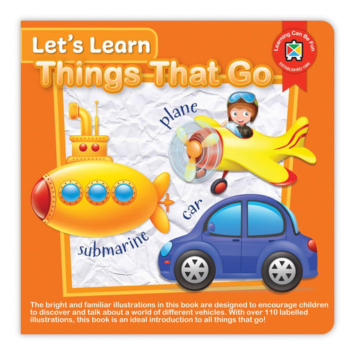 Acme Let's Learn Things That Go Board Book 555980_1