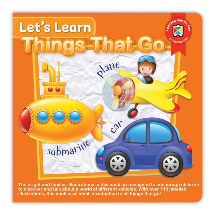 Acme Let's Learn Things That Go Board Book 555980_1
