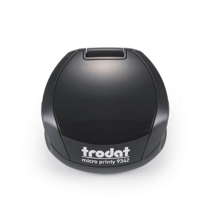 Acme Micro Printy 9342 Black Round Stamp - Compact & Portable_1