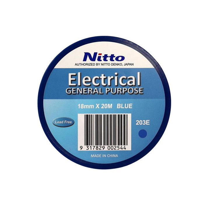 Acme Nitto 203E Electrical Tape 18mm x 20m Blue 0203003_1