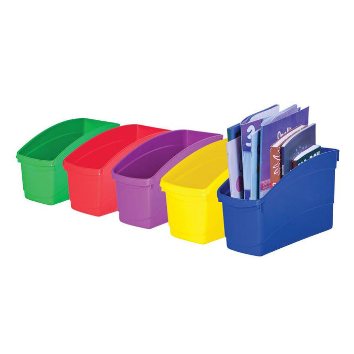 Acme Plastic Book Storage Tub - Lime Green, 19cm High_2