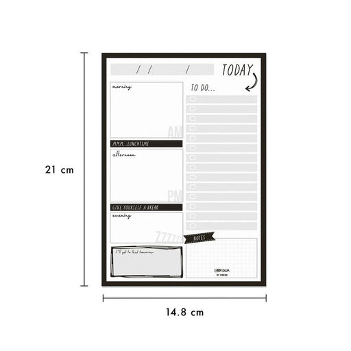 Acme Pukka Carpe Diem Daily Planner Pad Black 1000174_2