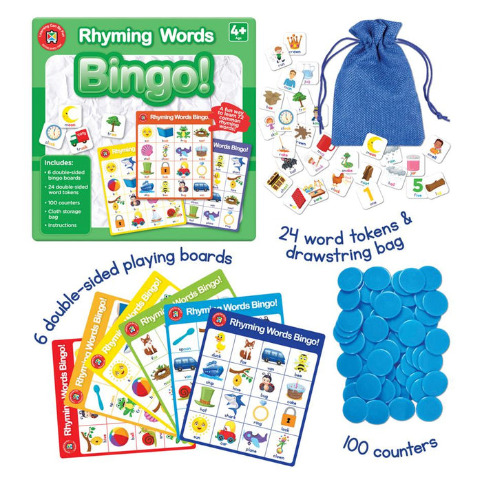 Acme Rhyming Words Bingo Game 72 Cards 1000381_3