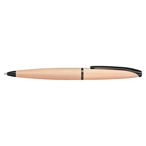 Acme Rose Gold Ballpoint Pen ATX Diamond Pattern 1000825_1