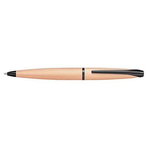 Acme Rose Gold Ballpoint Pen ATX Diamond Pattern 1000825_2