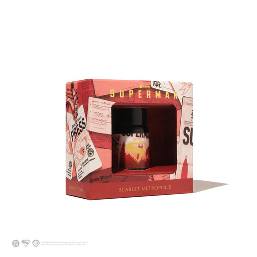 Acme Superman Scarlet Metropolis Fountain Pen Ink 10ml_1