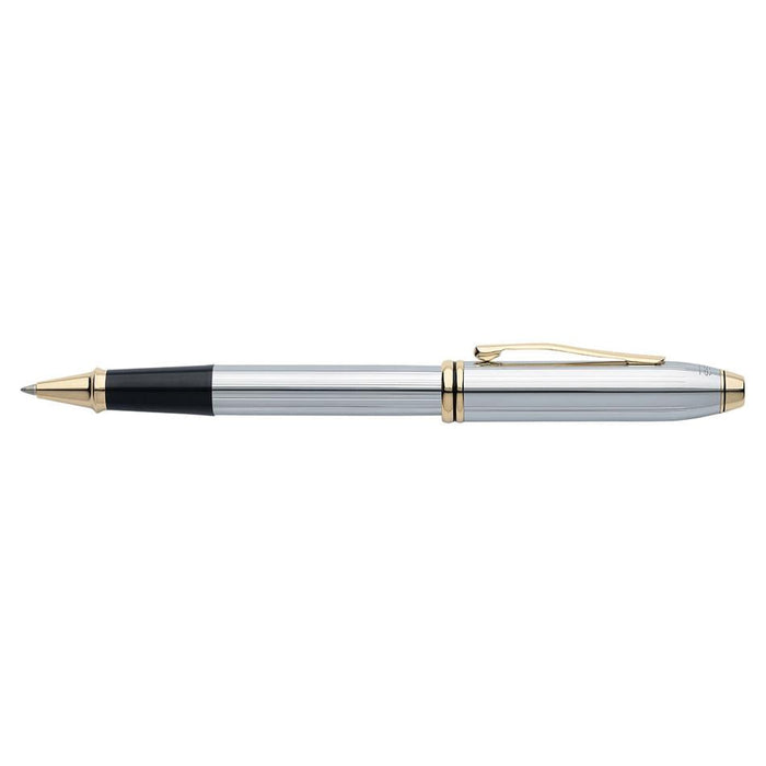 Acme Townsend Rollerball Pen Chrome & Gold 1000816_1