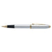 Acme Townsend Rollerball Pen Chrome & Gold 1000816_1