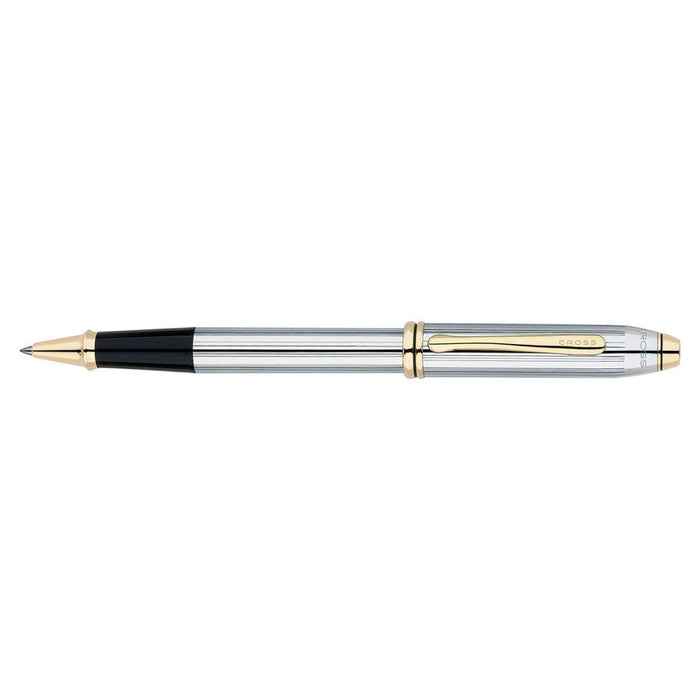 Acme Townsend Rollerball Pen Chrome & Gold 1000816_2